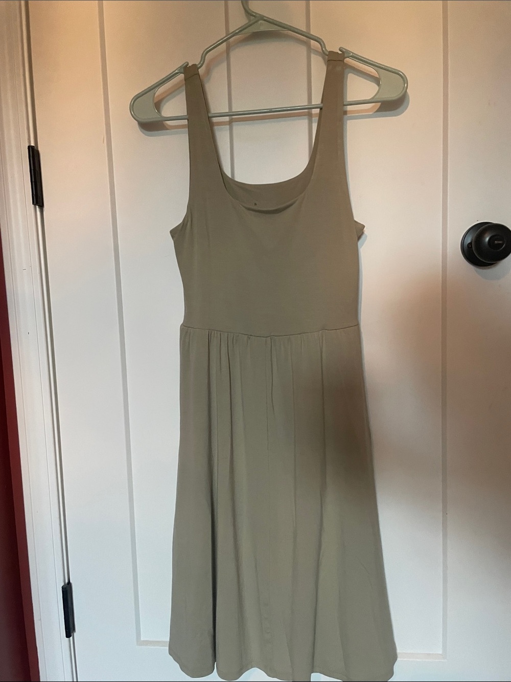 a new day Girls Sleeveless Midi Dress in Olive Green